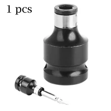 

Ipcs 1/2" Square Quick Change Socket Adapter Converts Wrench 1/4" Hex Shank Drill Chuck Conversion Kit Converter Impact Driver