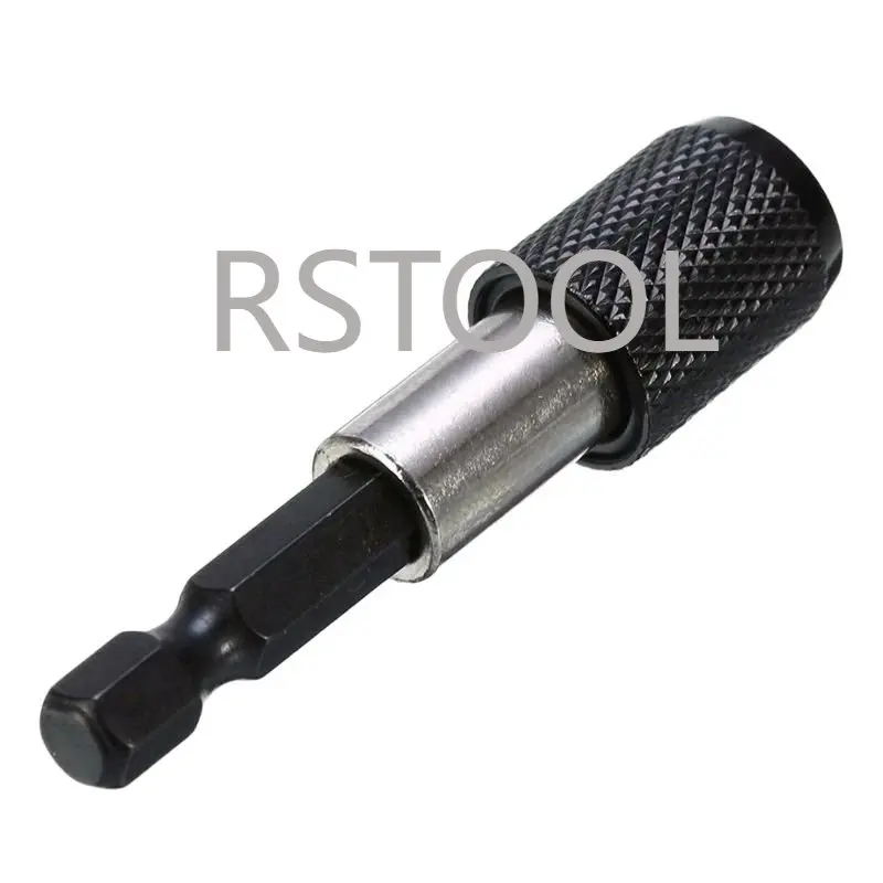 Magnetic Bit Tip Holder 1/4 Inches Hex Shank Quick Release Handle Screwdriver Bits Holders Extension Rod Hexgon Bit Drill Chuck