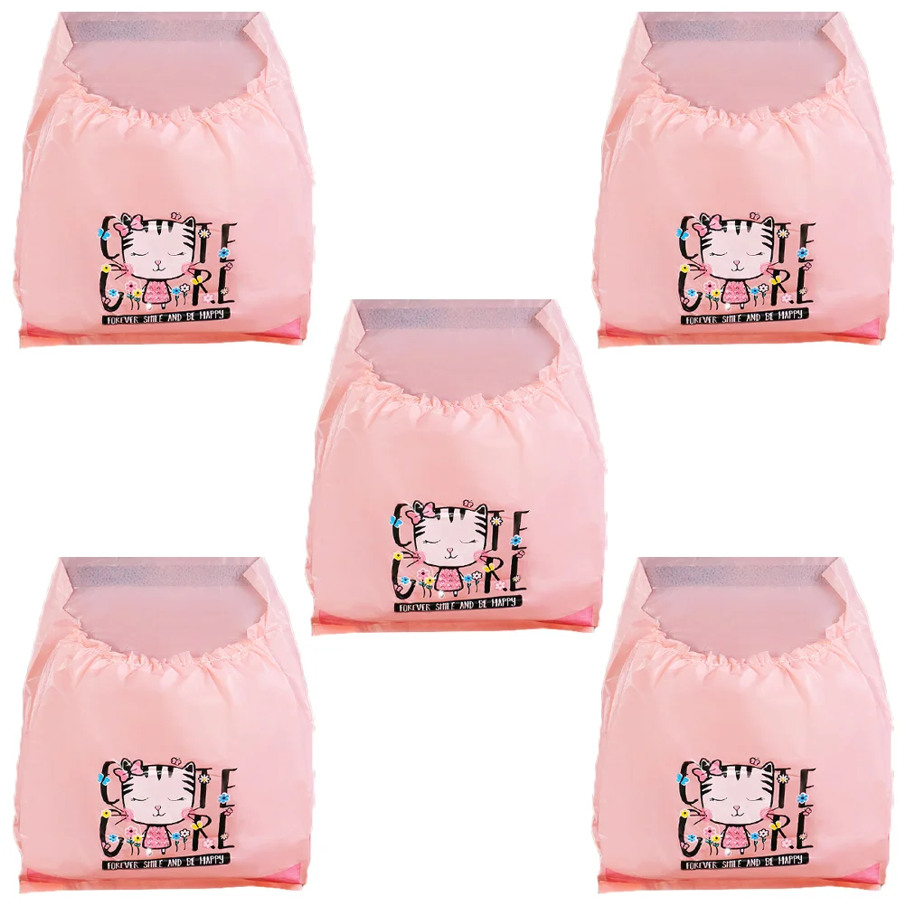 Car Trash Bag 15 Pcs Self Adhesive Disposable Plastic Trash Pouch Auto Vehicle Interior Accessories