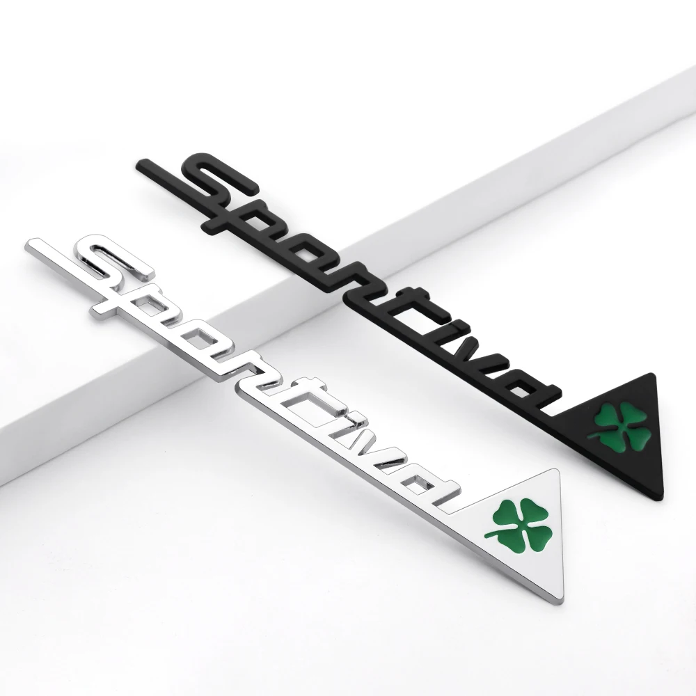 3D Metal Sportiva Badge Sticker Body Decoration Decal