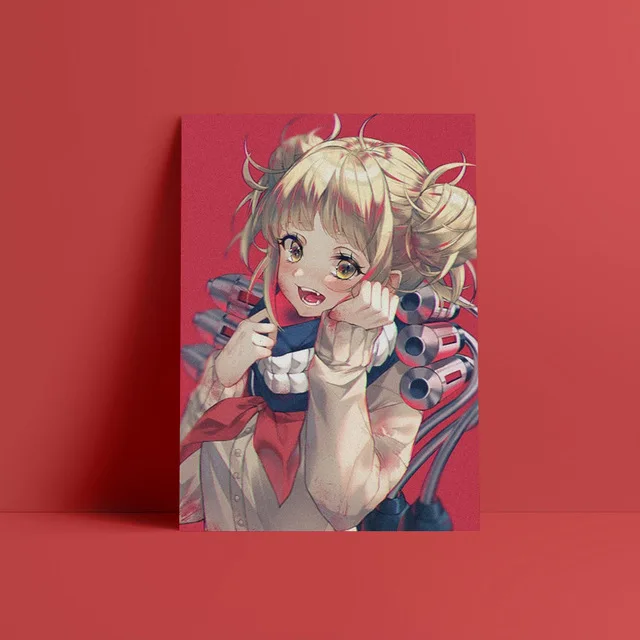 Himiko Toga Anime Wall Art Canvas Poster - Modern Nordic Living Room Decor