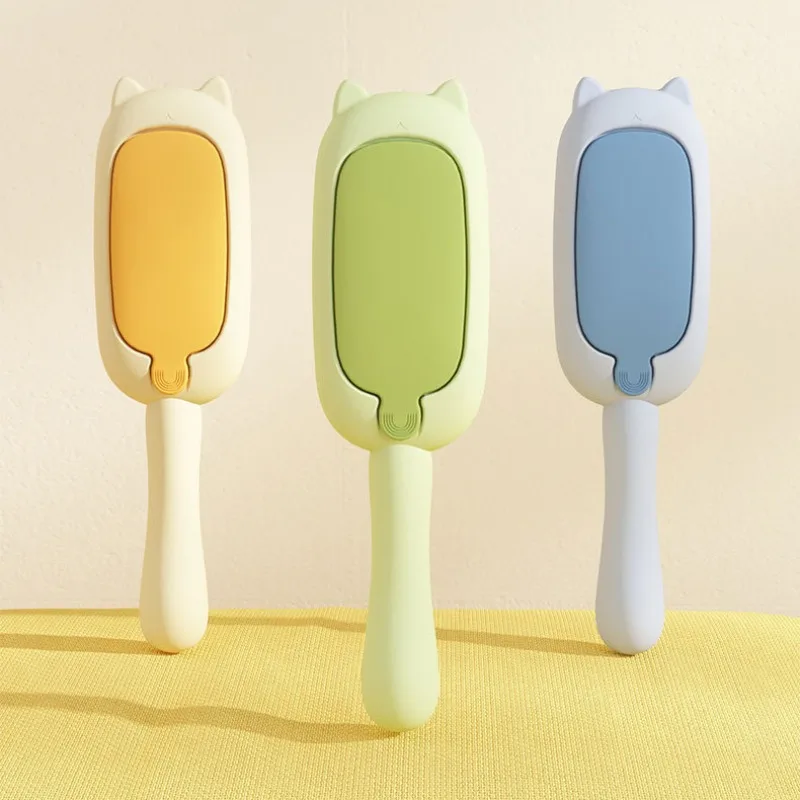 Pet Hair Removal Brush Electrostatic Brush Cat Fur Hair Sticker Roller Self-cleaning Lint Remover Pet Supplies