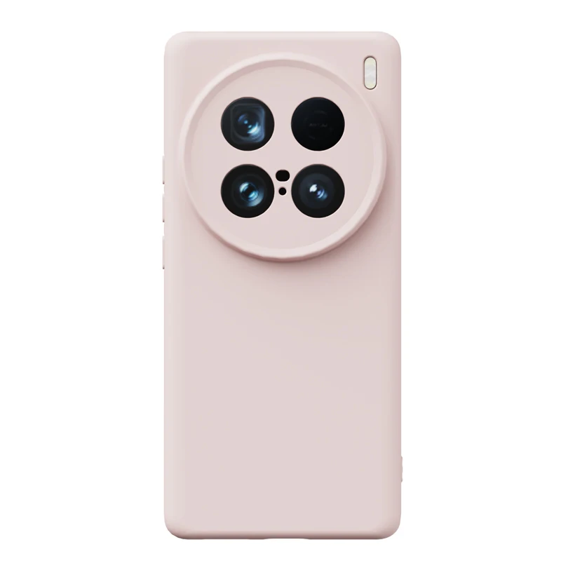 Soft Liquid Silicone Slim Phone Case with Camera Protection Cover