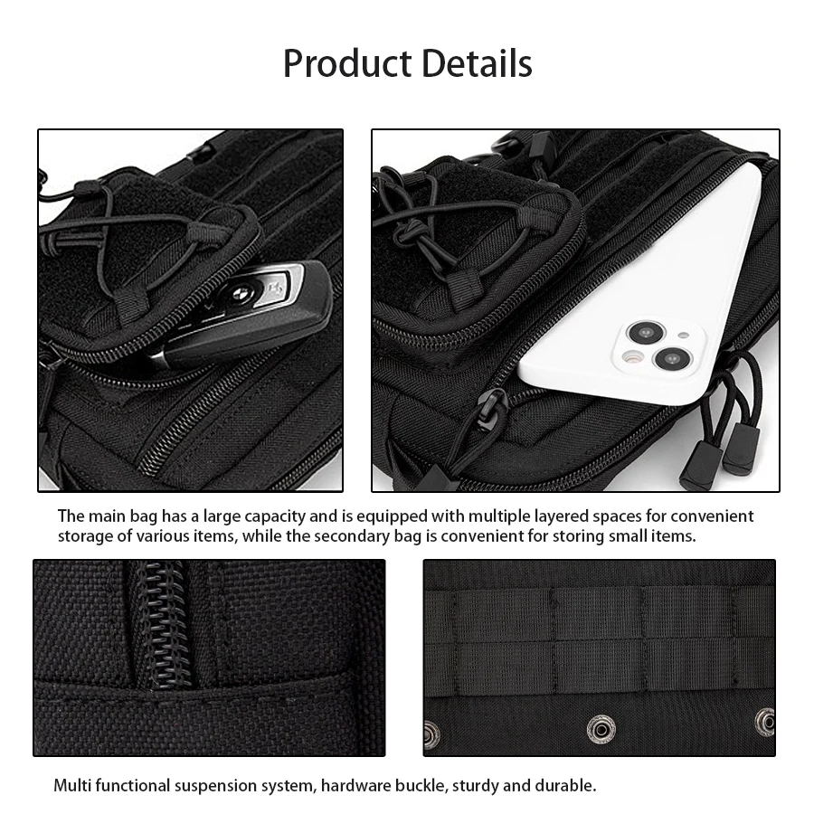 Waterproof Wear Resistant Strap with Buckle and Storage Bag for Hunting
