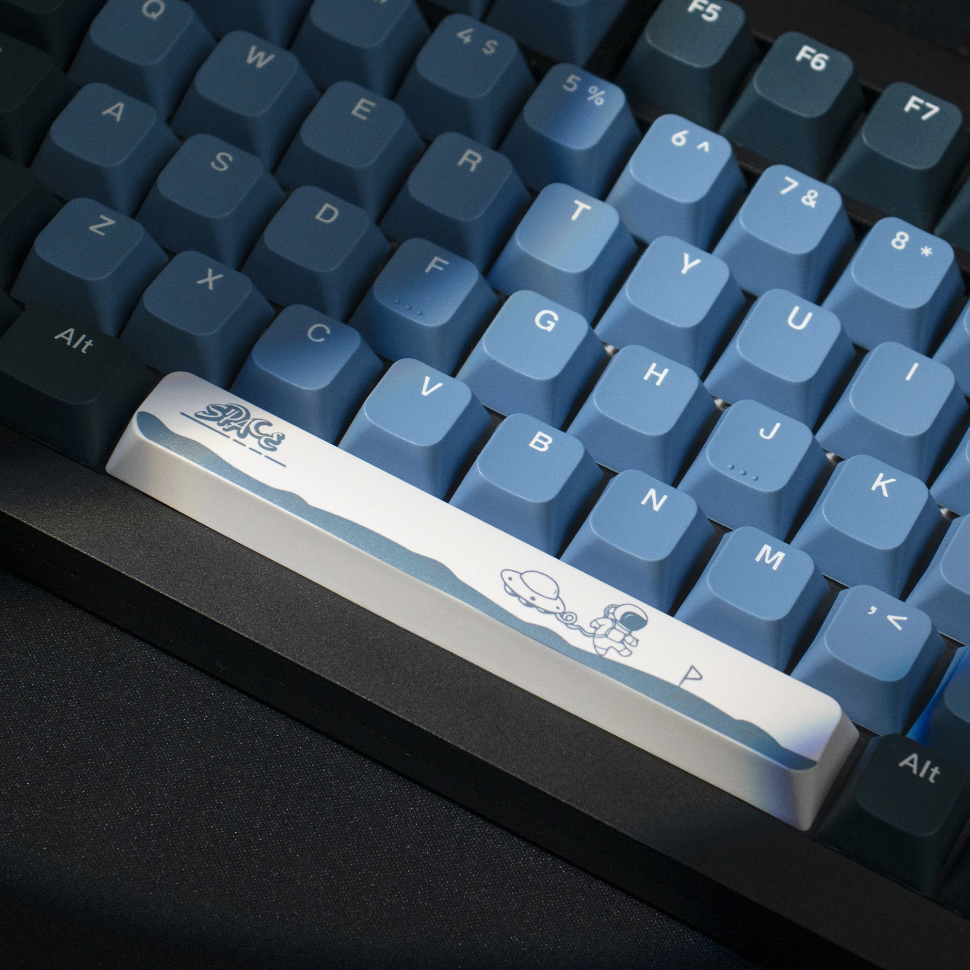 Teclas do Espaço Sideral Pbt Teclas Xvx Perfil Custom Dye Sub para 60 65 75 100 Cherry Gateron mx Switches Teclado Mecânico 146 - Imagem 5