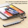 5Gbps USB 3.0 HUB USB C HUB USB C Docking Station High Speed Transmission OTG Adapter Splitter TYPE-C HUB For Laptop Macbook 2