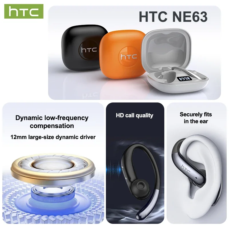 Ultra-Light Bluetooth V6.0 Wireless Ear-Hook Sport Earbuds with AI Translation