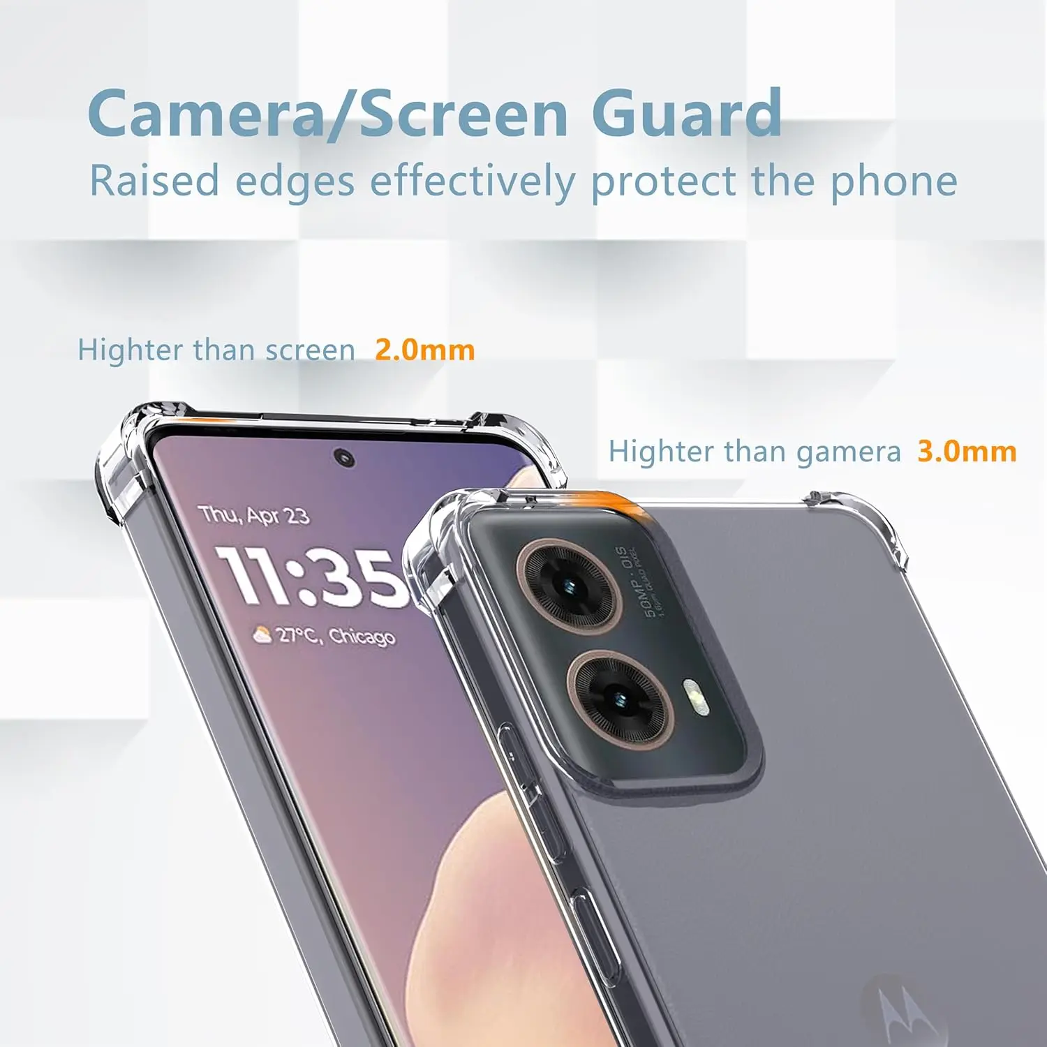 Shockproof Airbag TPU Case for Motorola Moto G85 G04 G04S G14 G24 Power G34 G54 G84 Protective Cover Capa Fundas Coque_voghion.com