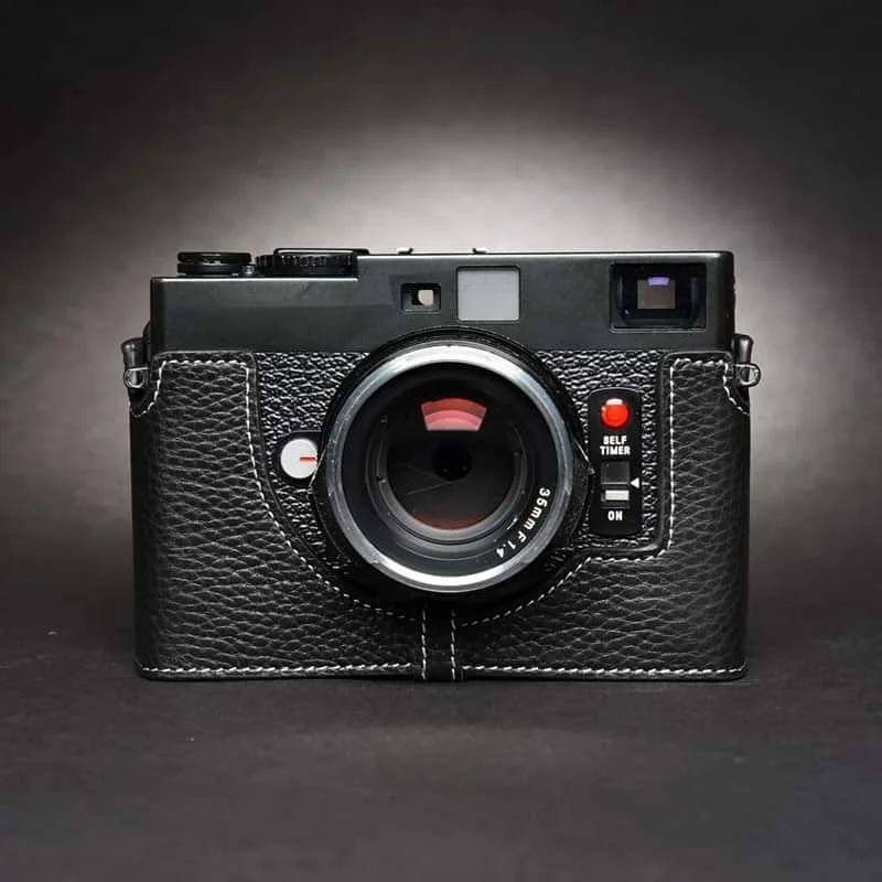 Premium Genuine Leather Camera Bag Case