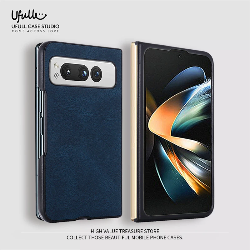 

Luxury Google Pixel Fold Leather Phone protection Case For Google Pixel Fold Anti slip anti drop Hard Protection Phone Cover