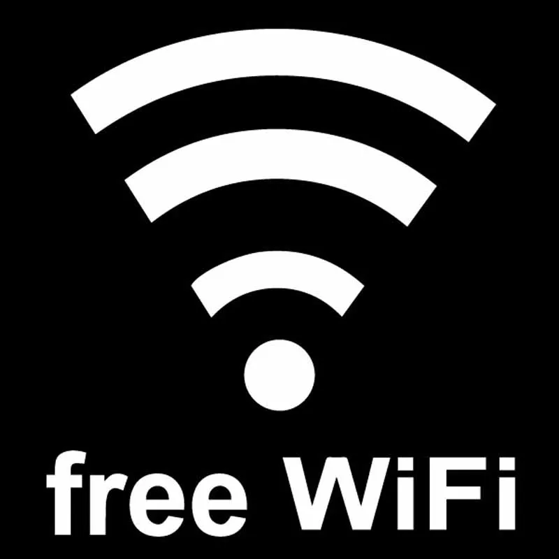 Рисунок 2 - Бесплатная wi-fi высекающая виниловая