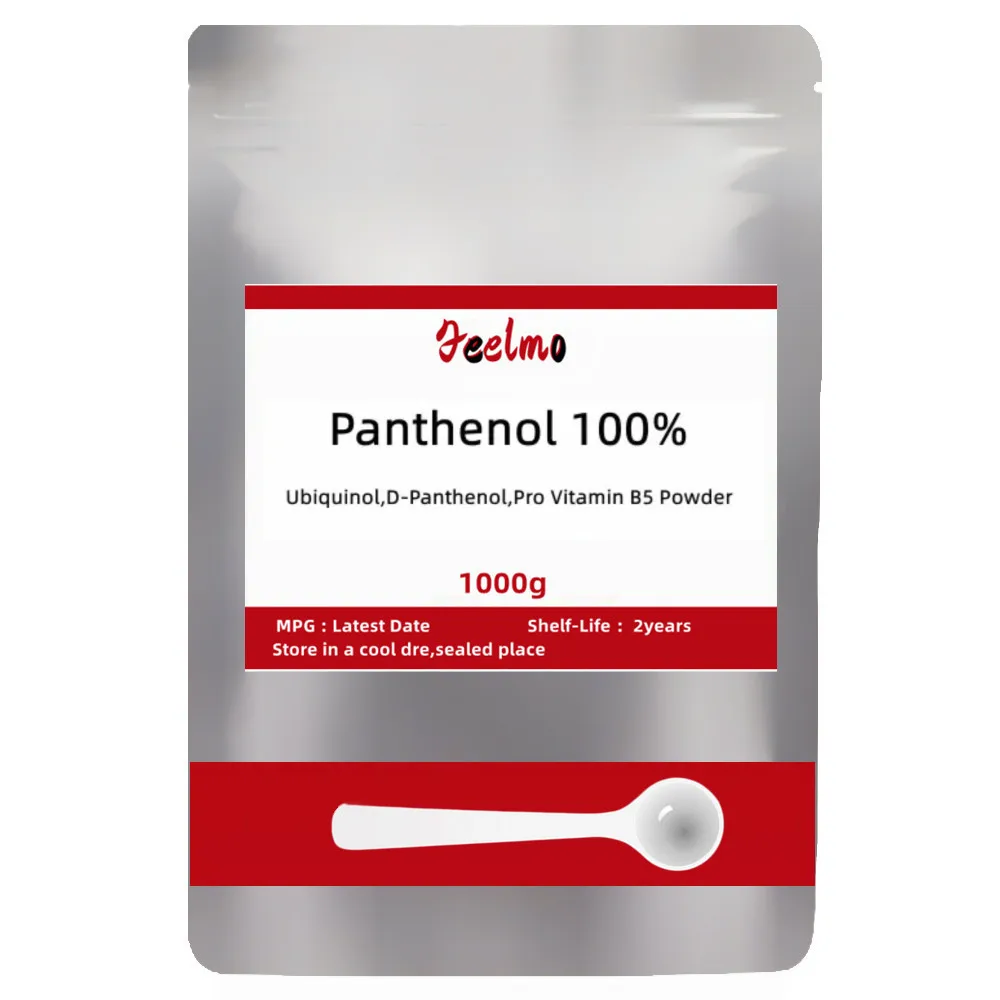 50-1000g Panthenol 100% Powder ubiquinol d-panthenol pro Vitamin B5 skin Conditioning Hair Care