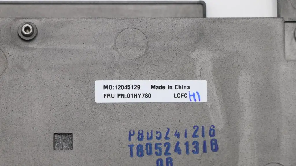 노트북 씽크패드 LCD 쉘 모델 교체, 레노버 P52 타입 20M9 20MA 용, FRU 01HY780 CO TBG D, 전면 후면 패키지 커버 케이스