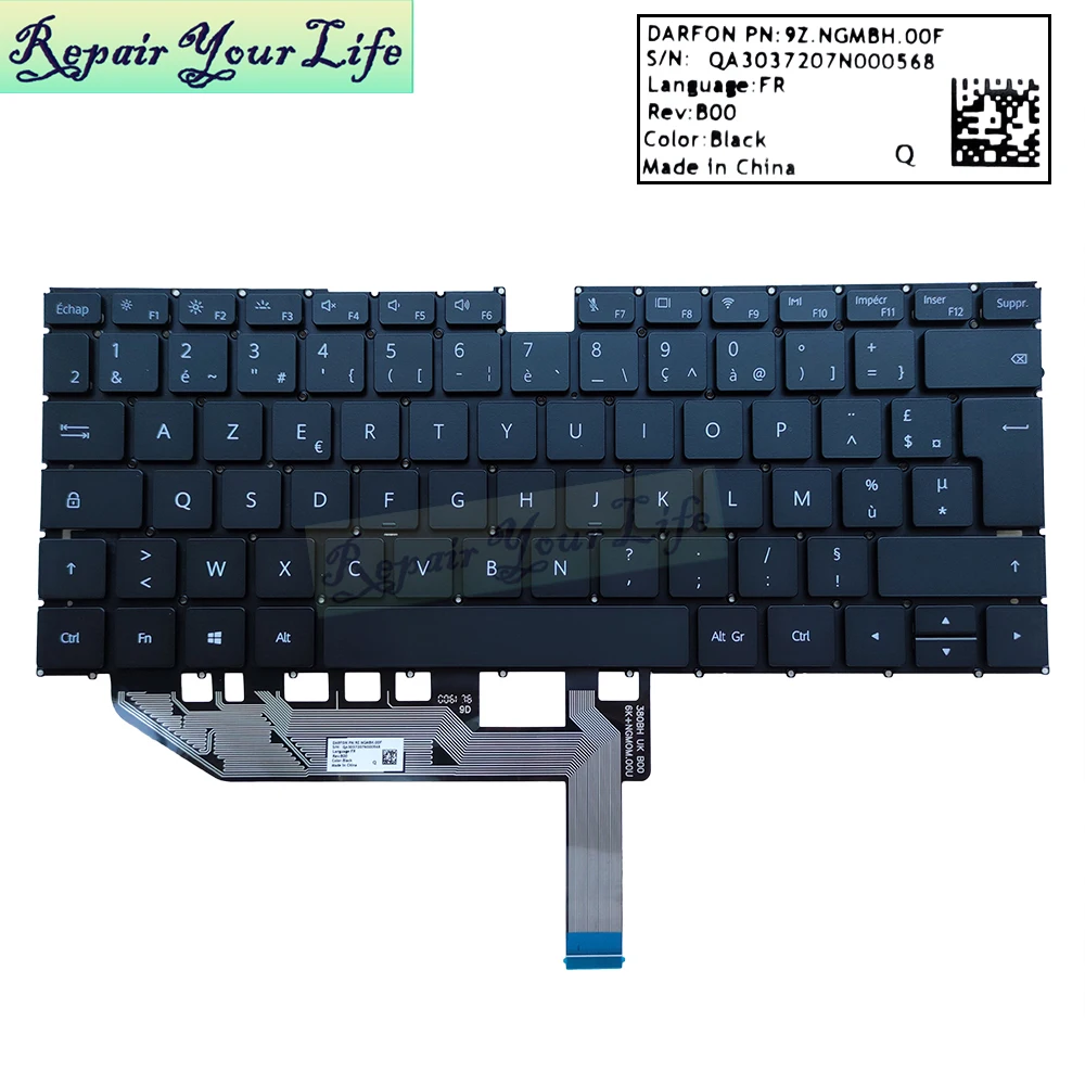 Teclado Portátil para Huawei Matebook x 2023 Eul-w19p Eul-w19 Eul-w29 W29p 2023 sp es - Imagem 6