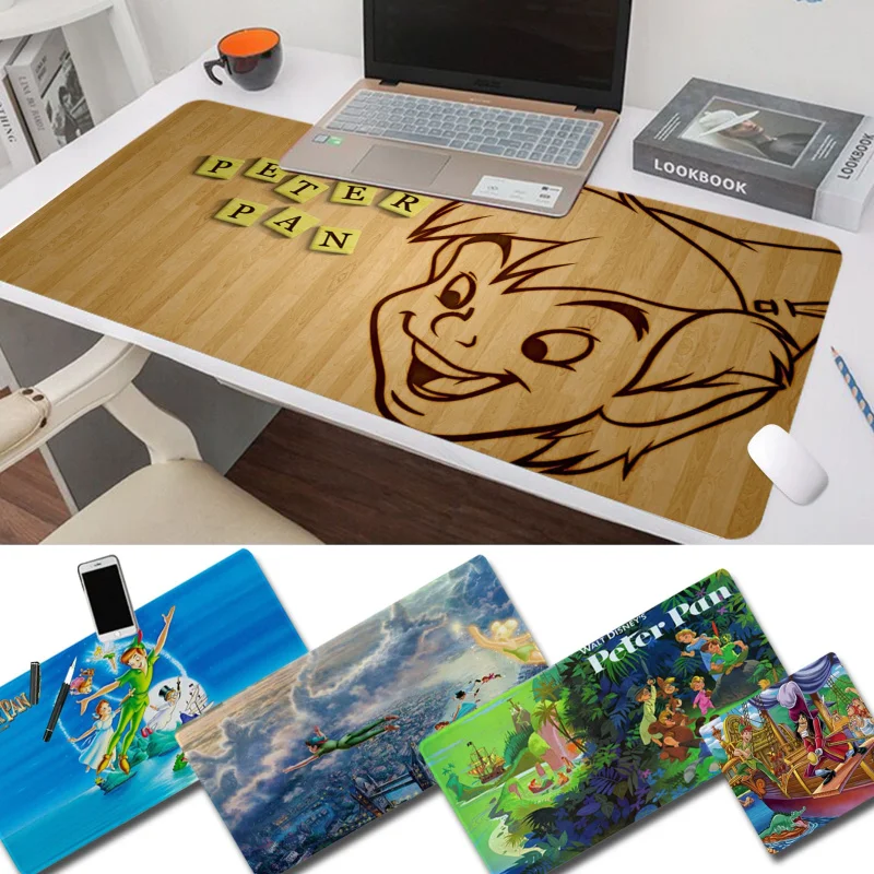 Disney Peter Pan Mousepad Beautiful Large Gaming Mousepad L Xl Xxl Gamer Mouse Pad Size Per Game Keyboard Pad Per Gamer