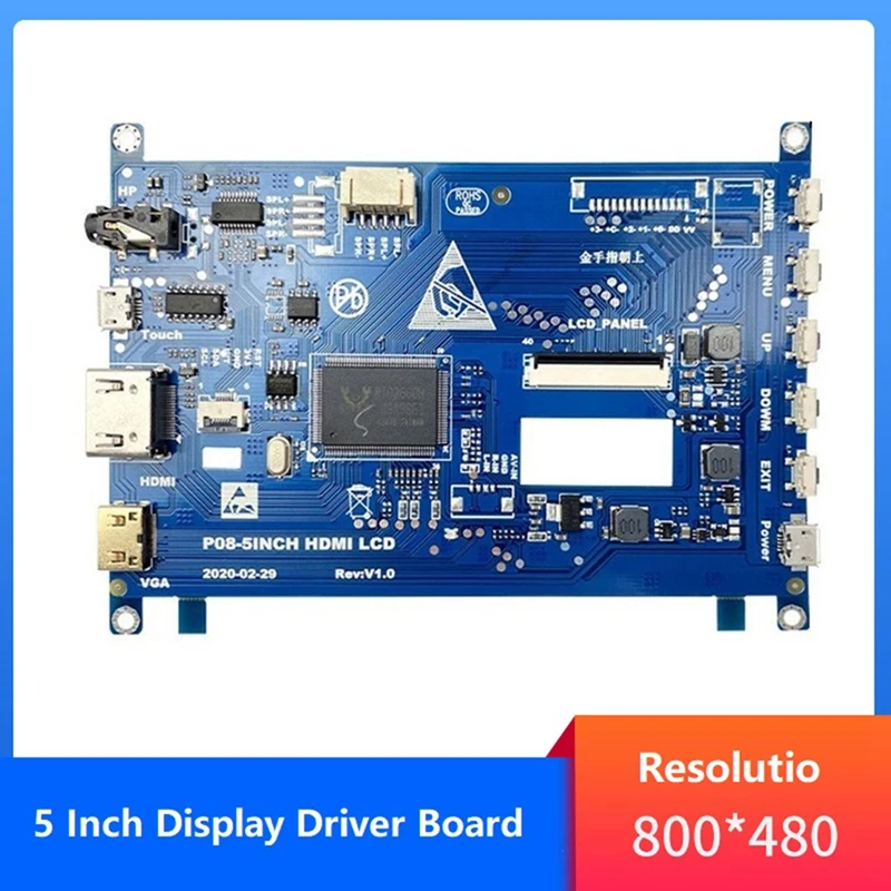 

5-дюймовая плата драйвера ЖК-экрана для Raspberry Pi