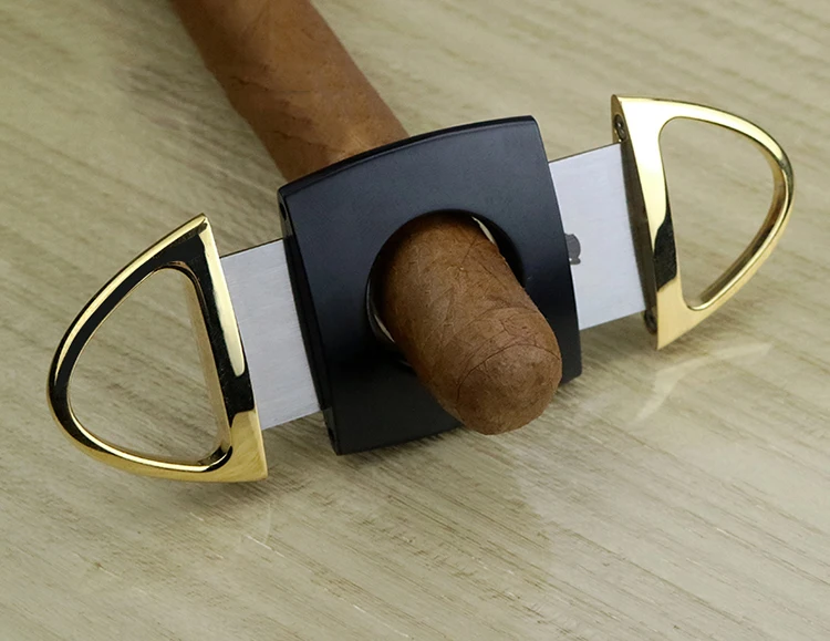 Cohiba cortador de charuto aço inoxidável metal