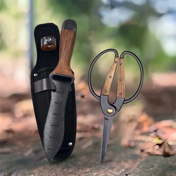 1/2PCS，Professional Stainless Steel Garden Tools Garden Shovel Hand Trowel Rake Cultivator Weeder Pruning Shears Grafting Tool