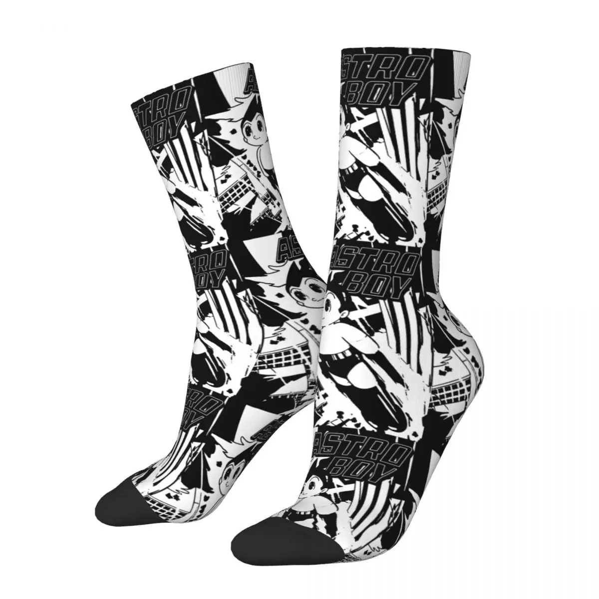 Astro Boy Mighty Atom Socks Men Women Polyester Happy Astroboy Manga Socks Harajuku Spring Summer Autumn Winter Socks Gifts