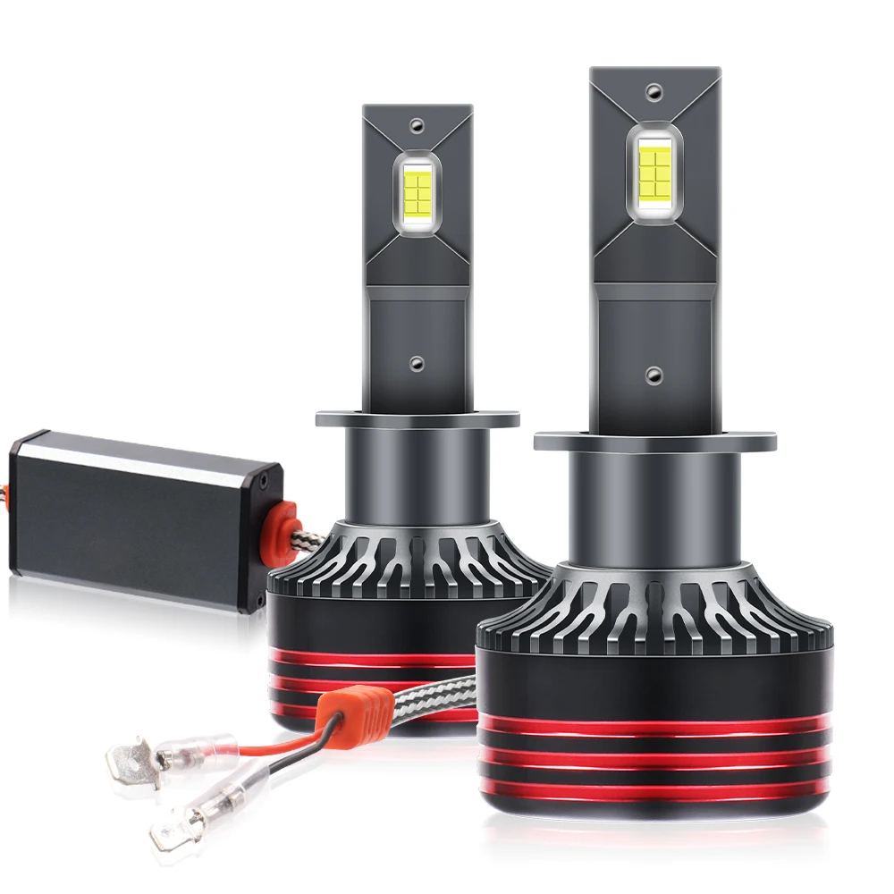 H1 h7 h11 led scheinwerfer 9005 9006 9007 h13 h4 led umbaus atz hi/lo beam 30000lm 6000k cool weiß halogenlampen ersatz – Detail 11