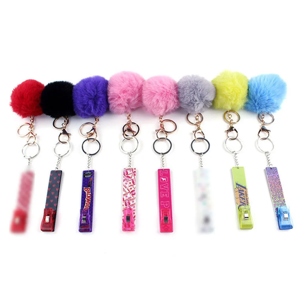 1set Acrylic Debit Credit Card Puller Custom Your Own Credit Card Grabber  Keychain For Long Nails - Key Chains - AliExpress