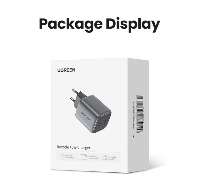 UGREEN 90573 Nexode 45W USB C 2 Port GaN II Charger