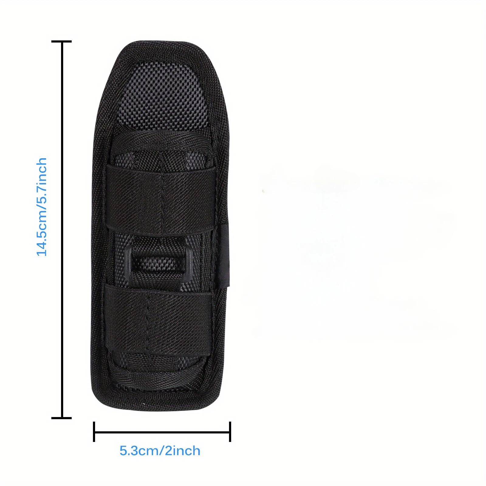 Outdoor Tactical Nylon Flashlight Bag 360 Degree Swivel Wear Resistant Hunting Lighting Accessories Kit 1pc weapon flashlight accessories light stand accessories