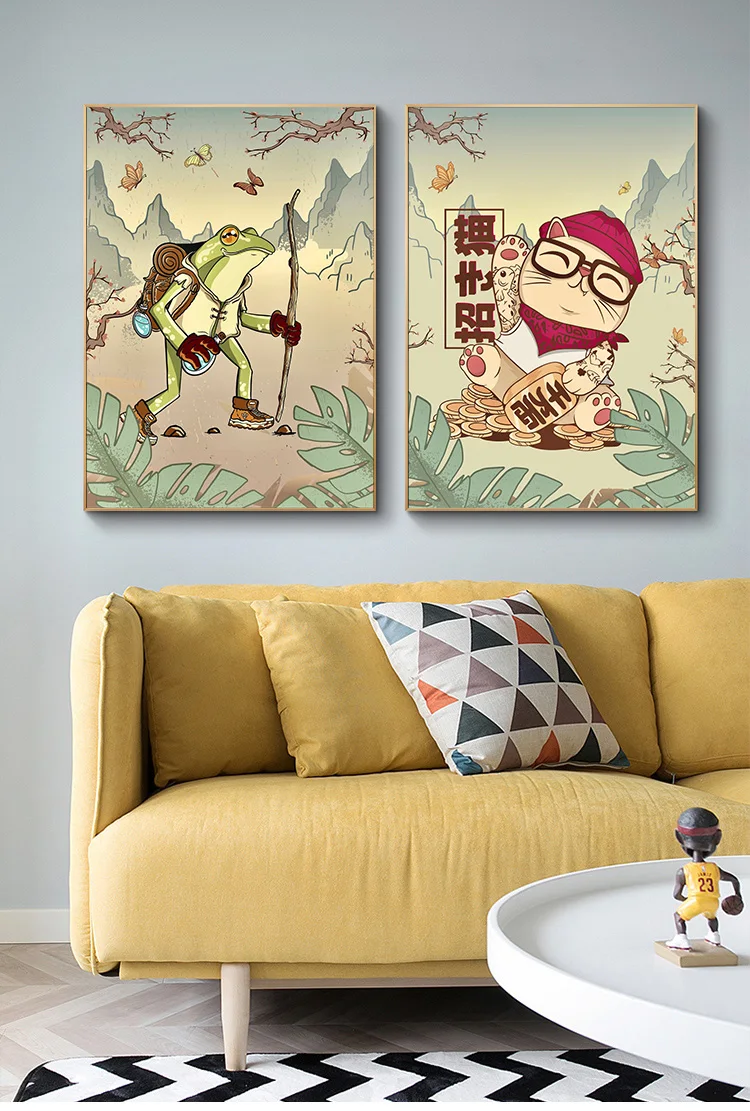 Affiche De Décoration Murale En Fleurs Vintage | Vecteur Premium