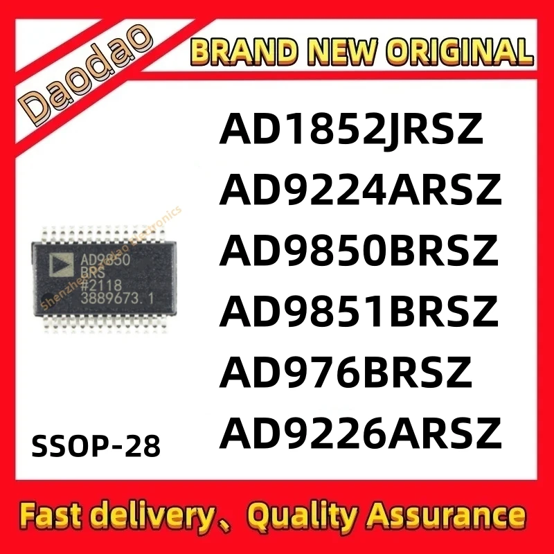 

Quality Brand New AD1852JRSZ AD9224ARSZ AD9850BRSZ AD9851BRSZ AD976BRSZ AD9226ARSZ IC Chip SSOP-28