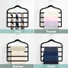 1pc Four Layer Pants Rack Velvet Pants Hanger Saves Space, Anti Slip Pants Hanger Stores and Organizes Jeans, Scarves, and Ties 4