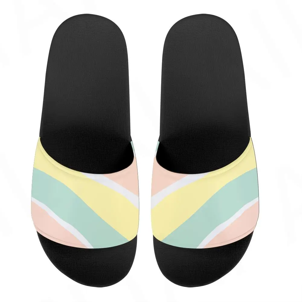 

Women Summer Slippers Size 46 Slide Sandals Beach Flip Flops Anti-slip Thick Soled Men Couple Bathe Shoes Zapatillas Mujer