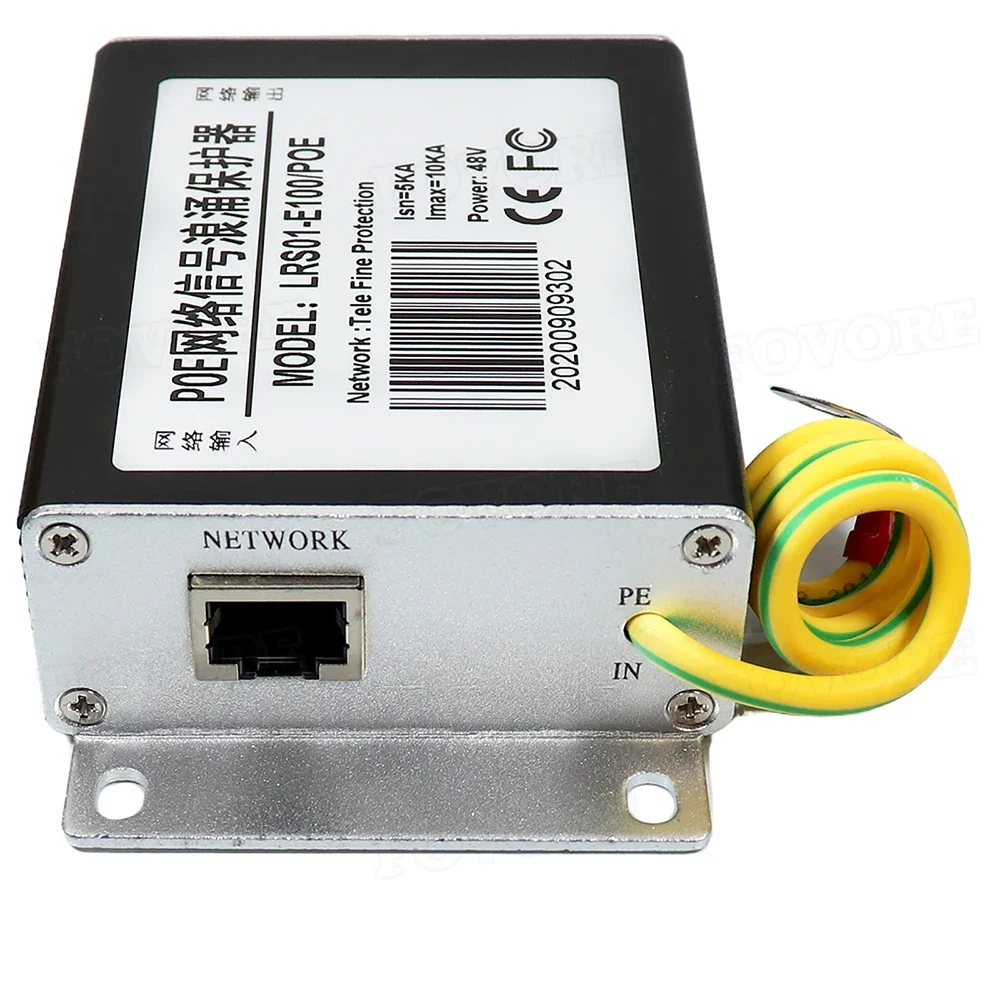 POE Network Lightning Protector Power Supply Network Integrated Monitoring RJ45 Lightning Arrester POE Protector