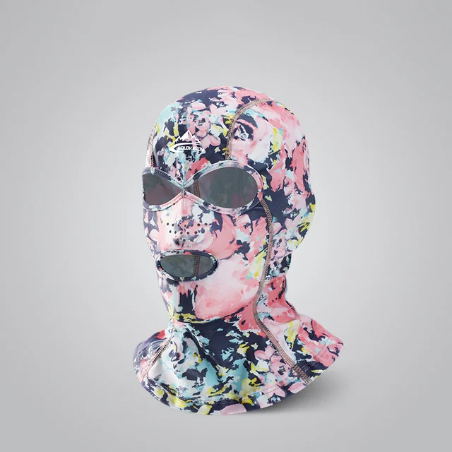 Swimming Diving Facekini UV Sun Protection Full Face Mask Head Neck Cover Face Elastic Swim Cap for Skiing Diving Sports Wear 12