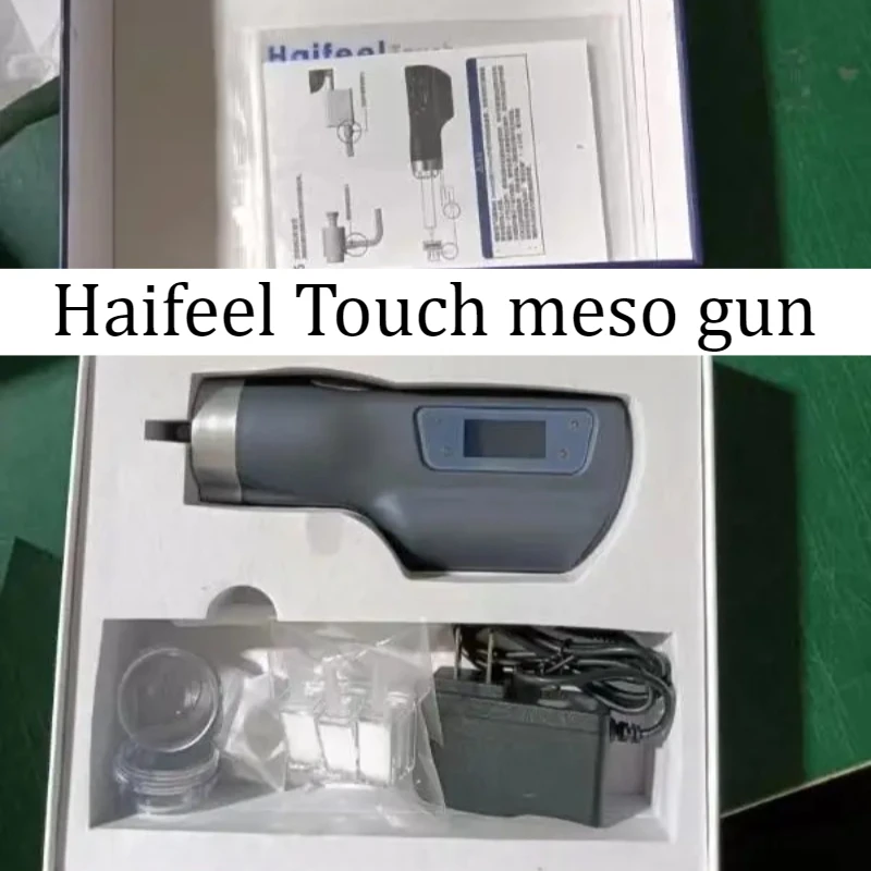 Macchina per mesoterapia estetica, strumento per la cura della pelle con profondità regolabile, Haifeel Touch meso portatile - immagine 3
