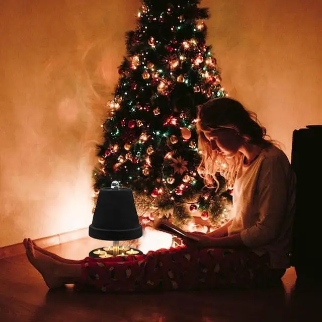 Tea Könnyű Sütő Kerámia Radiátor Gyertyatartó Kézmelegítő Téli Karácsonyi Otthoni Dekoráció - Image 5