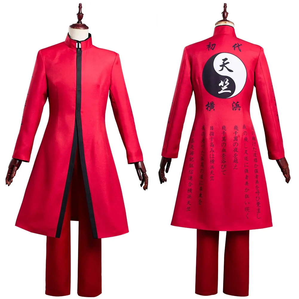 

Anime Tokyo Revengers Tenjiku Izana Kurokawa Cosplay Costume Red Uniform Outfits Halloween Carnival Suit