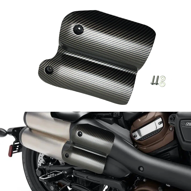 Per Sportster S 1250 Scudo Termico Di Scarico Rh1250 2021 2022 Scudo Termico Di Scarico Scudo Termico Posteriore Per Passeggeri Coperture Moto