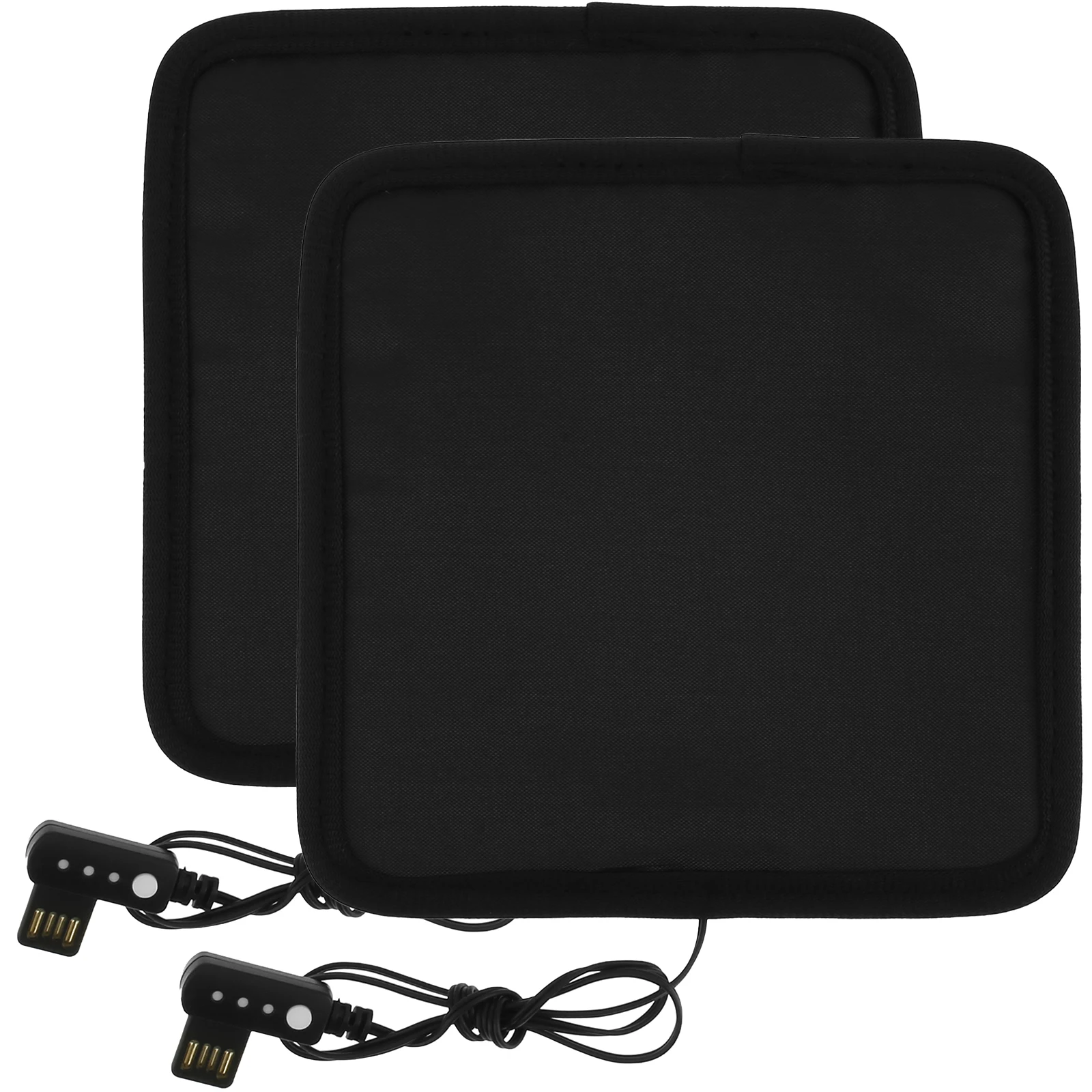 

2Pcs Portable Heating Pad USB-Powered Heating Pad with 3 Heat Settings Reusable Electric Temperature Adjustable Heating Pad