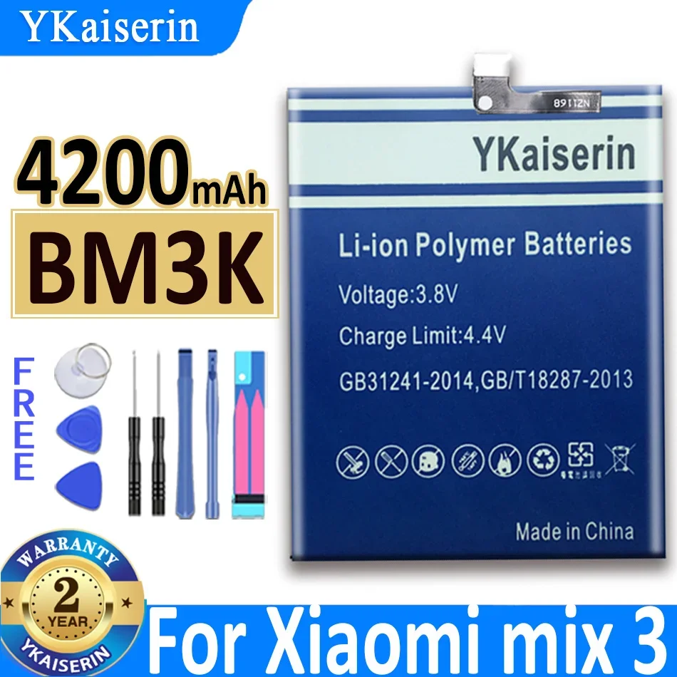 

4200mAh YKaiserin Battery BM3K BM-3K For Xiaomi Mi Mix 3 Mix3 Bateria