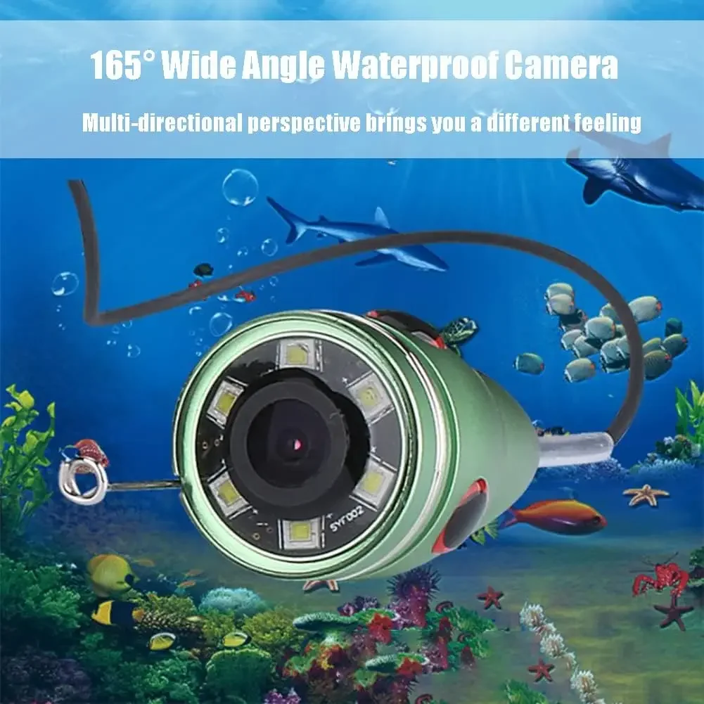 Fish Finder Kit Underwater Fishing Camera 4.3'' Display Portable Video Fish Finder Led Brightness Adjustment