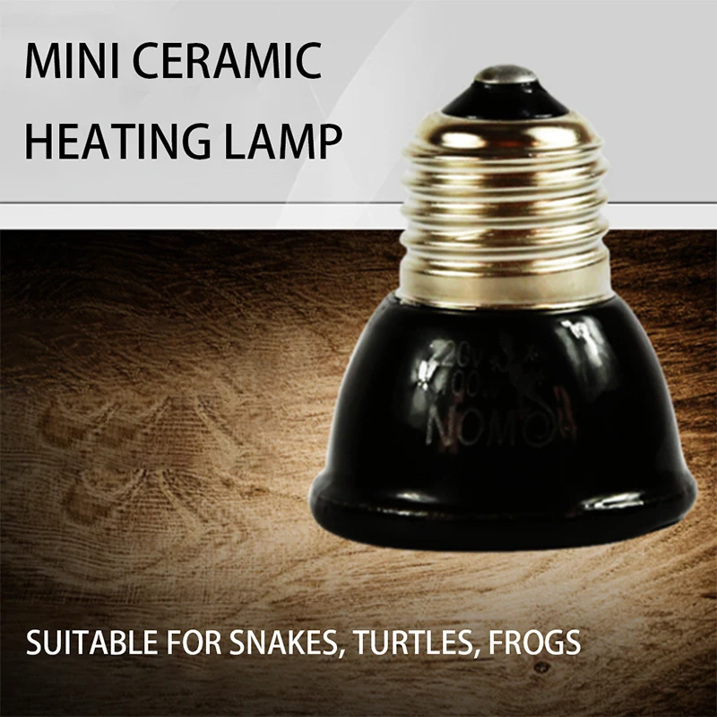 20/60/100W Pet heating bulb mini infrared ceramic for reptile pet cage 110V/220V