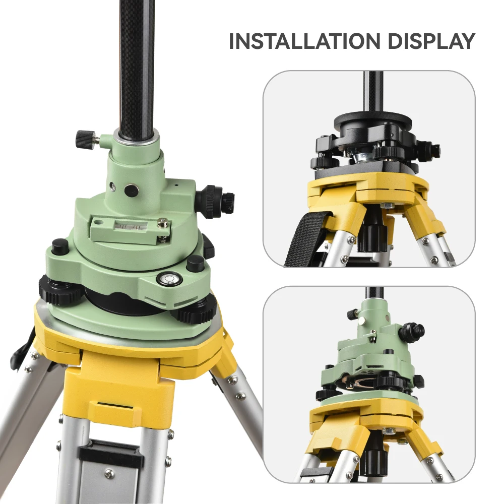 Portable GNSS Tripod Lightweight Adjustable Height Quick Release Sturdy Durable