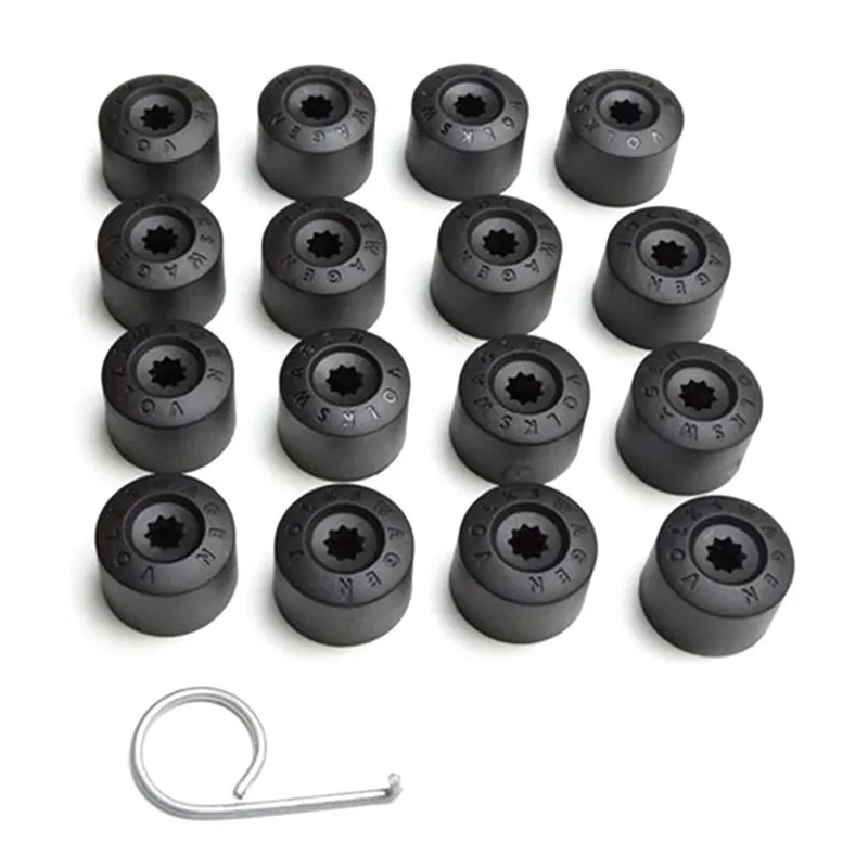 20 PCS Decorative Tyre Wheel Nut Bolt Head Cover Cap Wheel Nut Auto Hub Screw Cover Protection Dust Proof Protector High Quality