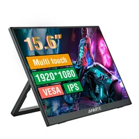 Anmite 15.6-Inch Portable Touch Monitor 1080P HDR 16:9 Low Blue Light For XBox PS4 / 5 Switch Cell Phone PC Loptop Extension 2