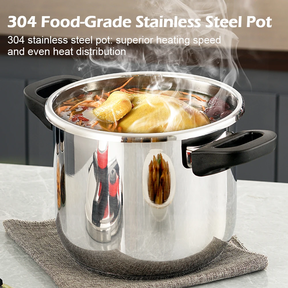 ‌ Fenghui 12L 304 الفولاذ المقاوم للصدأ قدر الضغط...