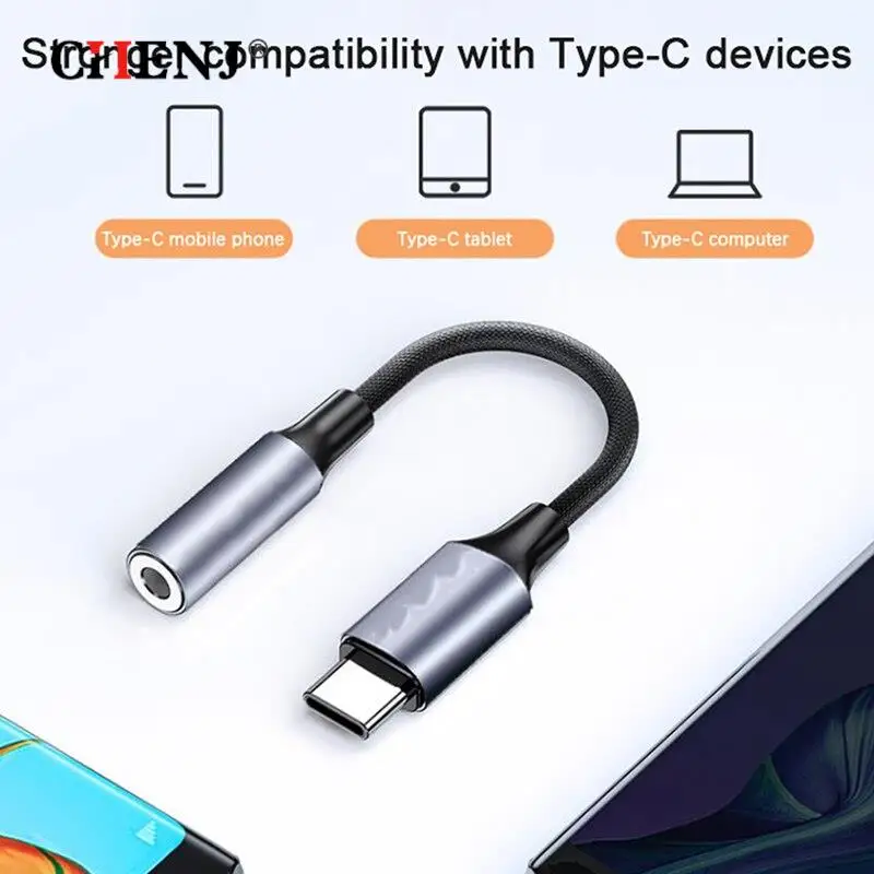 

1 шт., адаптер-Переходник USB Type-C на 3,5 мм