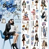 2m/Roll Fashion Girl PET Tape Beautiful Girl Decorative Tape For Sticker Scrapbooking Journal Card Making Stationery 3