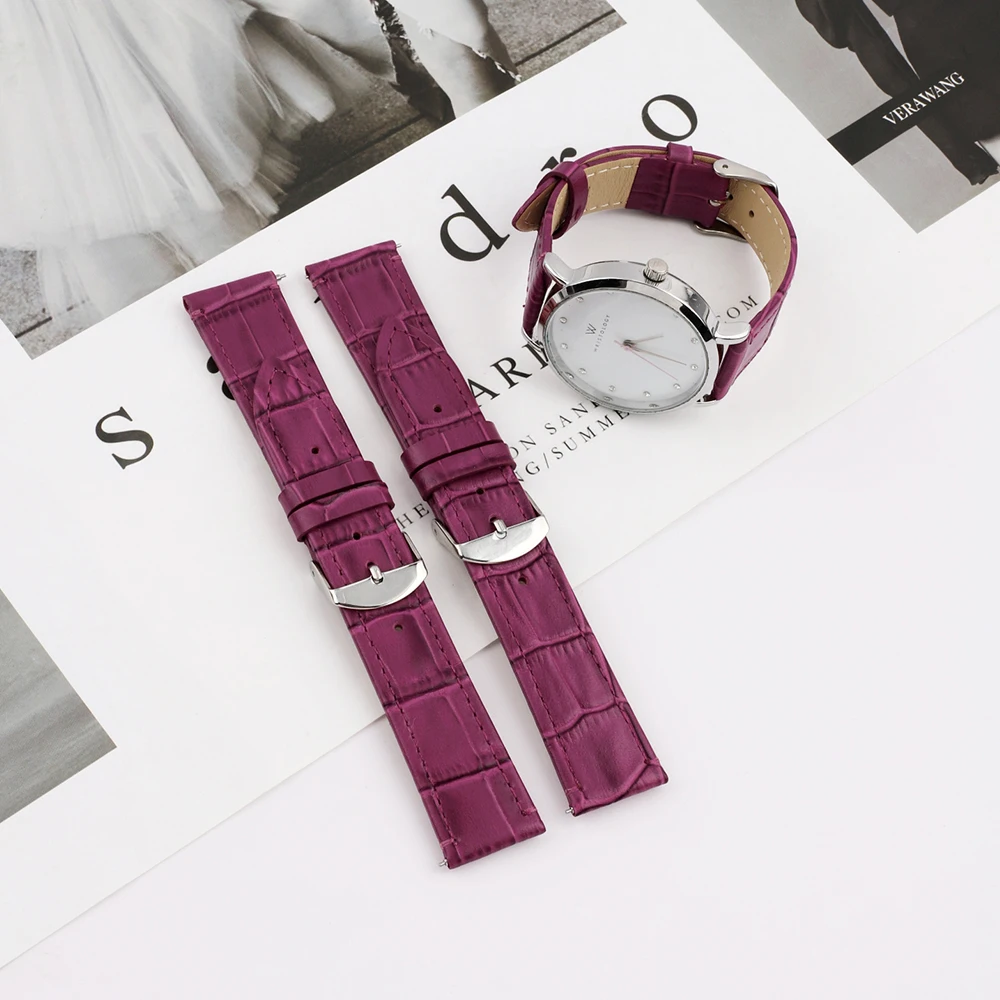 Cinturino Orologio Donna In Vera Pelle: Universale 12-18mm Regolabile - Foto 8