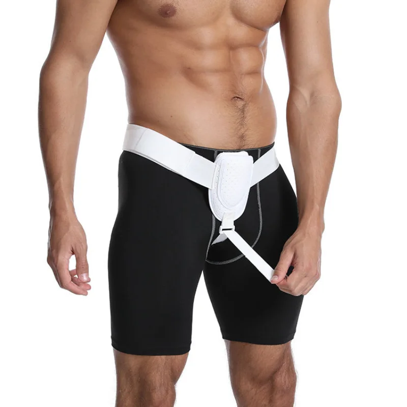 Man Health Care Underwear Hernia Prevent Waist Belt Boxers Fabric Easy Wear Unilateral Breathable Physical Therapy Lingerie