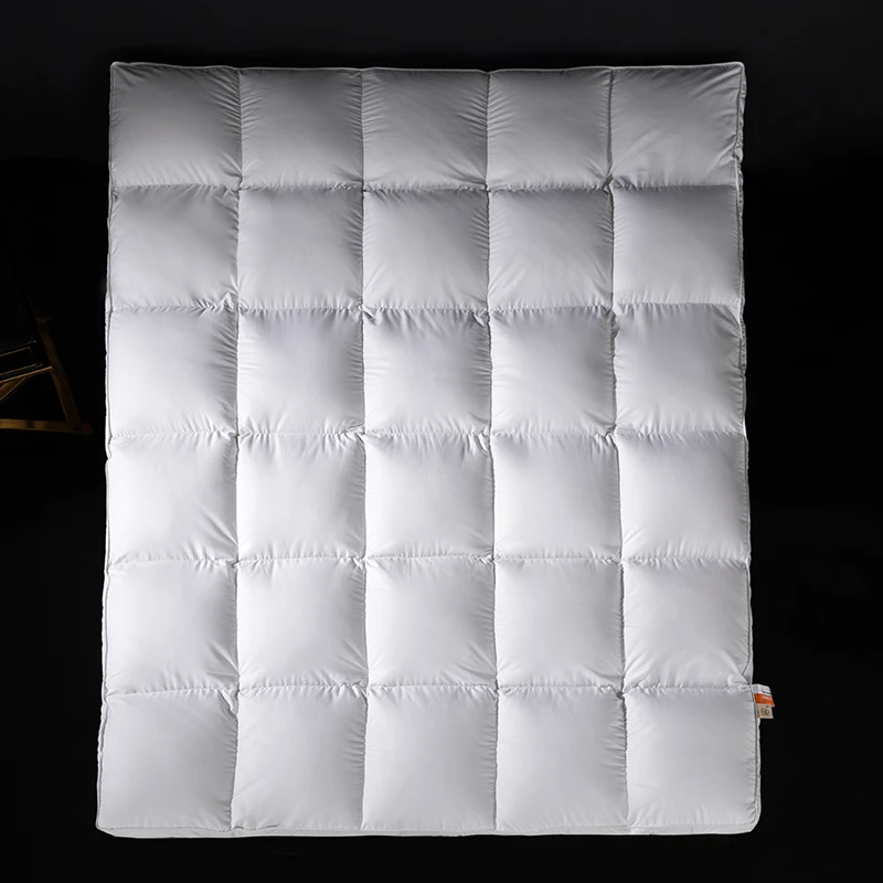 8cm Top Goose Down Mattress Topper 95% Large Cluster Down 800+ Loft Custom Global Sizes Pure Allergy-Free Filling 2